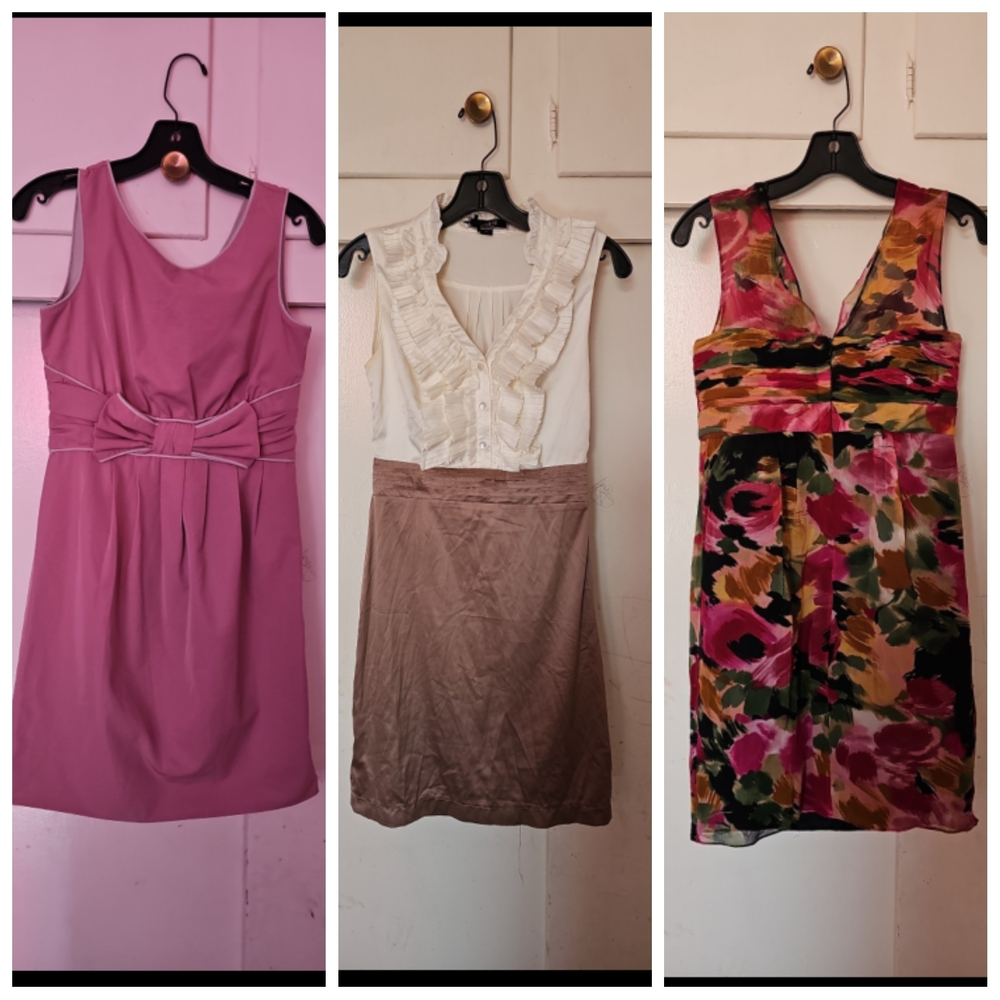 Chic Pink Bow-Accent Mini Dress